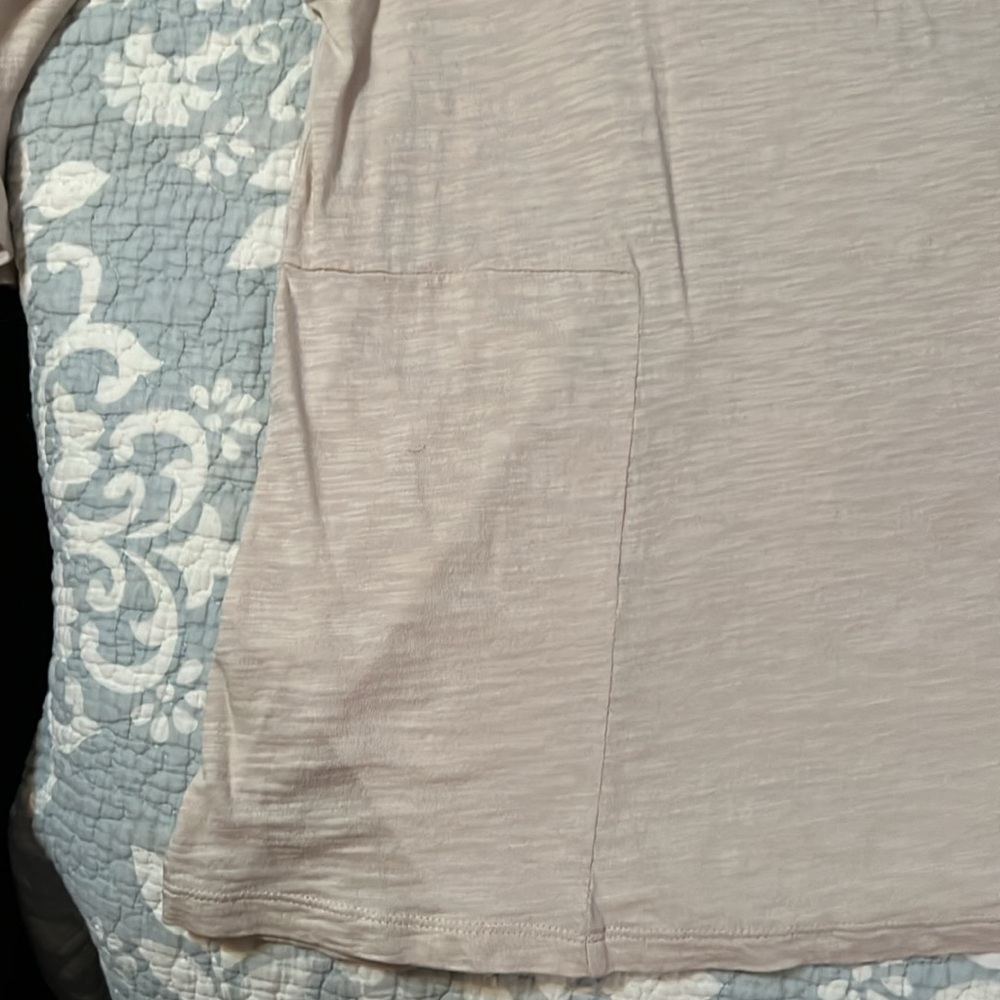 J. Jill tunic like new cream scoop neck - long with 3/4 sleeves - wear w/legging - Picture 4 of 8